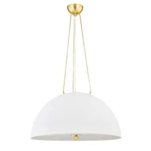 Product Image 1 for Chiswick 4-Light Aged Brass Pendant from Hudson Valley