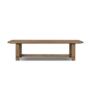 Product Image 1 for Bramwell Dining Table 118" - Weathered Oak Veneer from Four Hands