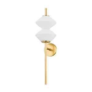 Product Image 1 for Barrow 1-Light Wall Sconce - Aged Brass from Hudson Valley