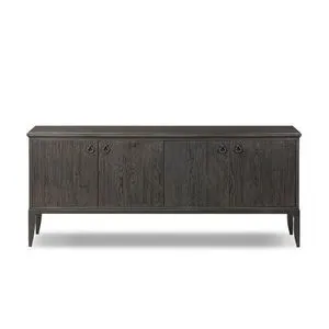 Product Image 1 for Alden Worn Black Oak Veneer Media Console from Four Hands