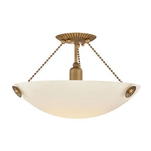 Product Image 1 for Vivienne 1-Light Semi Flush from Mitzi