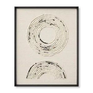 Product Image 1 for Verse Ivory / Black Wall Art from Loloi