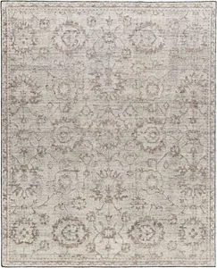 Product Image 1 for April Hand-Knotted Dark Brown / Gray  - 6' x 9' from Surya