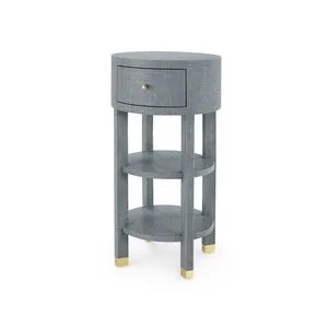 Product Image 1 for Claudette 1-Drawer Round Side Table from Villa & House
