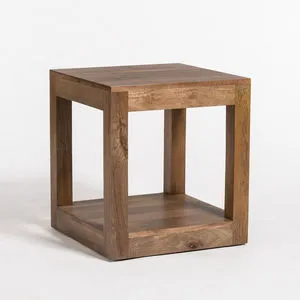 Product Image 1 for Morgan Brindled Ash Mango End Table from Alder & Tweed