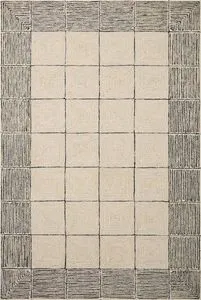 Product Image 1 for Francis Cream / Black Rug from Chris Loves Julia × Loloi