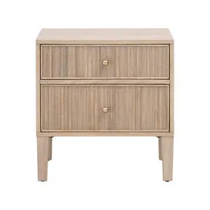 Product Image 1 for Highland 2-Drawer Natural Oak Nightstand from Essentials for Living