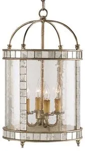 Product Image 1 for Corsica Small Silver Lantern from Currey & Company