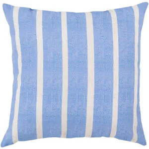 Product Image 1 for Rain Blue / White Striped Outdoor Pillow from Surya