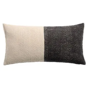 Product Image 1 for Neem X Abdul Handmade Solid Natural / Gray Pillow from Jaipur 