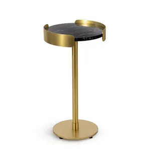 Product Image 1 for Black Pedros Round Drink Table from Regina Andrew Design