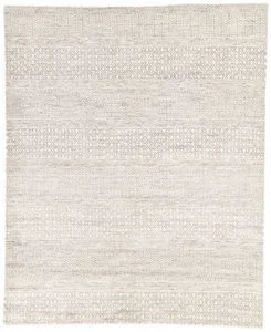 Product Image 4 for Neema Hand Knotted Geometric Ivory/ Dark Gray Area Rug from Jaipur 