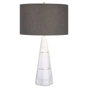 Product Image 7 for Citadel White Marble Table Lamp from Uttermost