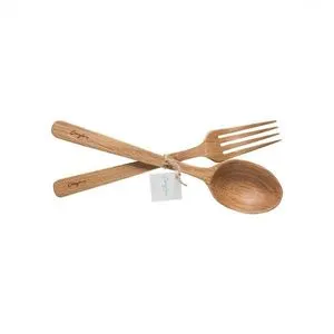 Product Image 1 for Oak Collection Wood Spoon And Fork Set from Casafina
