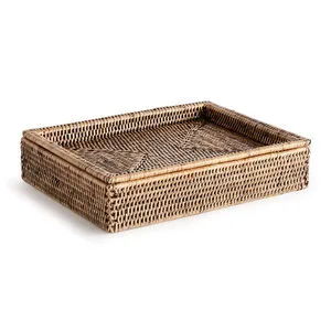 Product Image 1 for Burma Rattan Lidded Letter Box from Napa Home And Garden