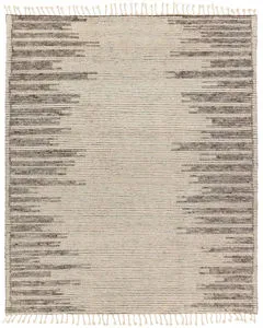 Product Image 1 for Patra Scandinavian Hand-Knotted Solid Cream/ Taupe Rug - 8' x 10' from Jaipur 