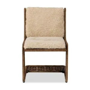 Product Image 1 for Katrine Dining Chair - Beige Shorn Shearling from Four Hands