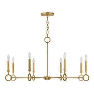 Product Image 5 for Noah 8-Light Chandelier in Gold Armory by Breegan Jane from Savoy House 