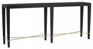 Product Image 1 for Verona Black Console Table from Currey & Company
