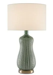 Product Image 1 for Mamora Green Table Lamp from Currey & Company