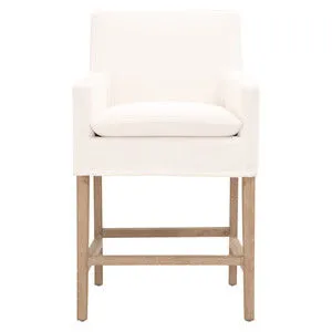 Product Image 2 for Drake Slipcover White Counter Stool from Essentials for Living