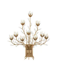 Product Image 1 for Star Magnolia Wall Sconce from Currey & Company
