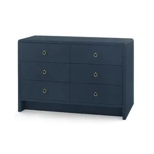 Product Image 3 for Bryant Linen Extra Large 6-Drawer Dresser from Villa & House