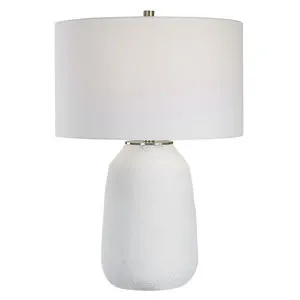 Product Image 1 for Heir White Textured Chalk Table Lamp from Uttermost