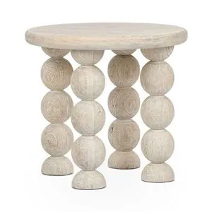 Product Image 1 for Adir Solid Mango Wood Round End Table from Classic Home
