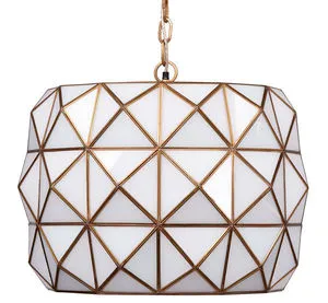 Product Image 1 for Hollywood 1-Light Glass and Metal Pendant from Jamie Young