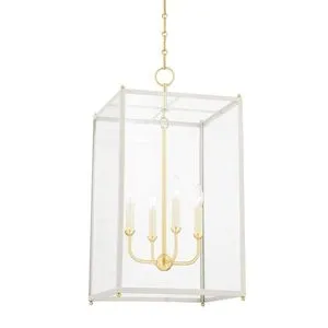 Product Image 1 for Chaselton 4-Light Off-White Frame Lantern from Hudson Valley
