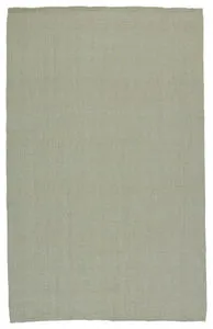 Ranier Natural Solid Green Area Rug with handwoven sisal fibers in a green-gray herringbone pattern