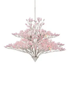 Product Image 1 for Fiorella Pink Chandelier from Currey & Company
