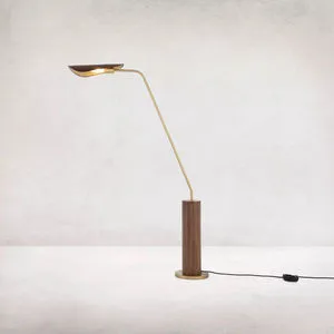 Product Image 2 for Astrid Floor Lamp Dark Brown Leather from Four Hands