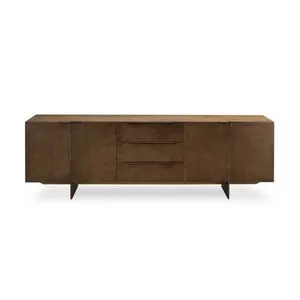 Product Image 1 for Aberdeen Smoked Veneer Media Console from Four Hands