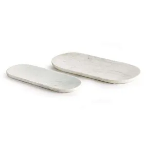 Product Image 1 for Amal Marble Trays, Set of 2 from Napa Home And Garden