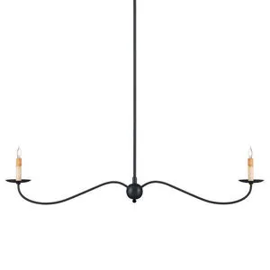 Product Image 1 for Saxon Linear Chandelier from Currey & Company