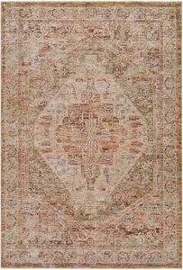 Product Image 1 for Naila Vintage-Inspired Woven Rust / Tan Rug - 2'7" x 7'3" from Surya