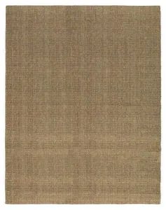 Rectangular natural seagrass area rug with tight hand-woven neutral fibers and subtle texture