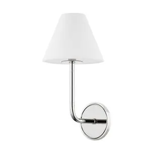 Product Image 1 for Trice 1-Light Polished Nickel Wall Sconce from Hudson Valley