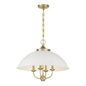 Product Image 1 for Monterey 4-Light Pendant Warm Brass from Savoy House 