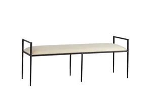 Product Image 1 for Barbana White Muslin Bench from Arteriors