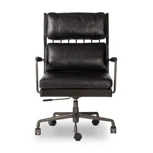 Product Image 1 for Ludvig Sonoma Black Desk Chair from Four Hands