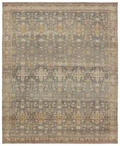 Product Image 1 for Arpina Hand Knotted Oriental Gray/Pink Rug from Jaipur 
