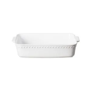 Product Image 1 for Pearl 13'' Scalloped Ceramic Stoneware Rectangle Baker - White from Costa Nova