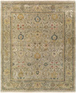 Product Image 1 for Anatolia Hand-Knotted Medium Green / Olive Rug - 10' x 14' from Surya