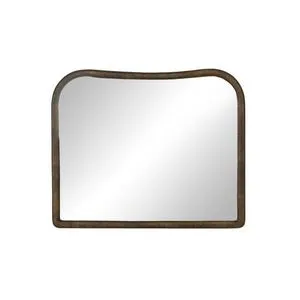 Product Image 1 for Patz Mantel Mirror - Antiqued Brass Aluminum from Four Hands