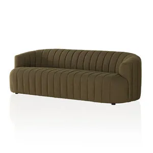 Product Image 1 for Elliana Fiqa Boucle Modern Sofa - Olive from Four Hands
