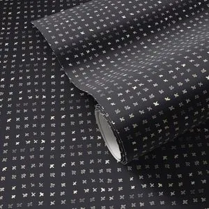 Product Image 1 for Bisous Black II Wallpaper by Jess Engle from Four Hands