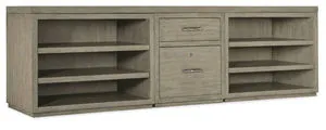 Product Image 1 for Linville Falls 96" Credenza with File and Two Open Desk Cabinets Credenza from Hooker Furniture
